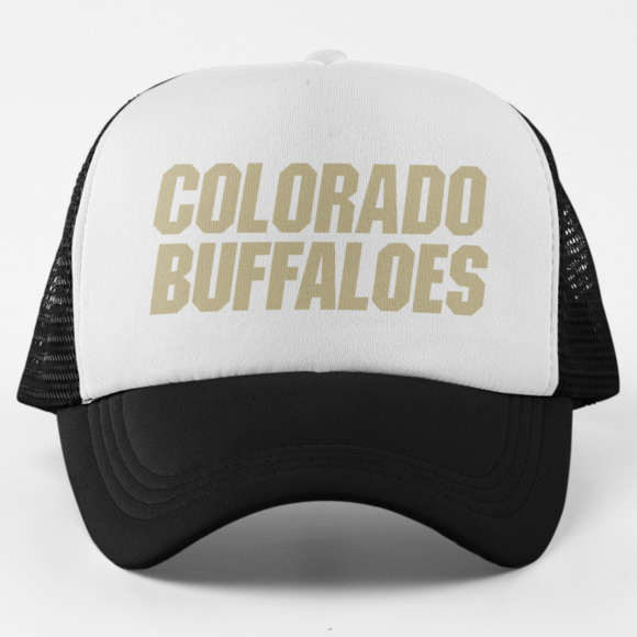 Accessories | New Colorado Buffaloes Wordmark Stack Foam Trucker ...